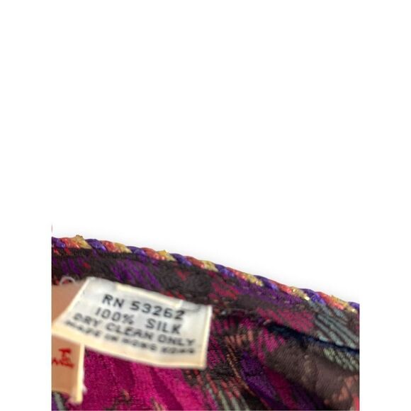 Oscar De La Renta Vintage 80’s Silk two piece Set - Picture 4 of 11